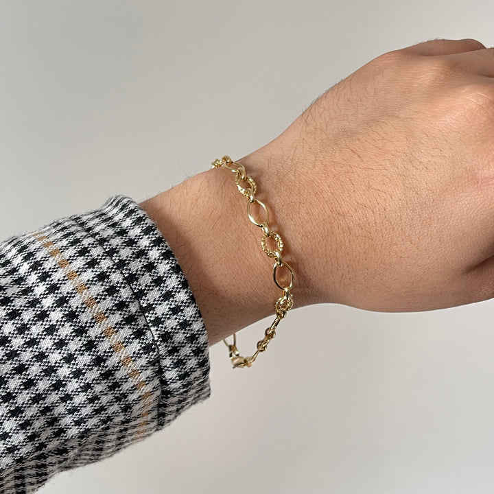 Athena 18K Gold Chain Bracelet