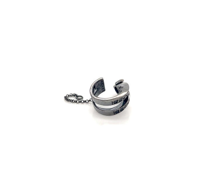 Intenso Statement Cuff 925 Silver Earring