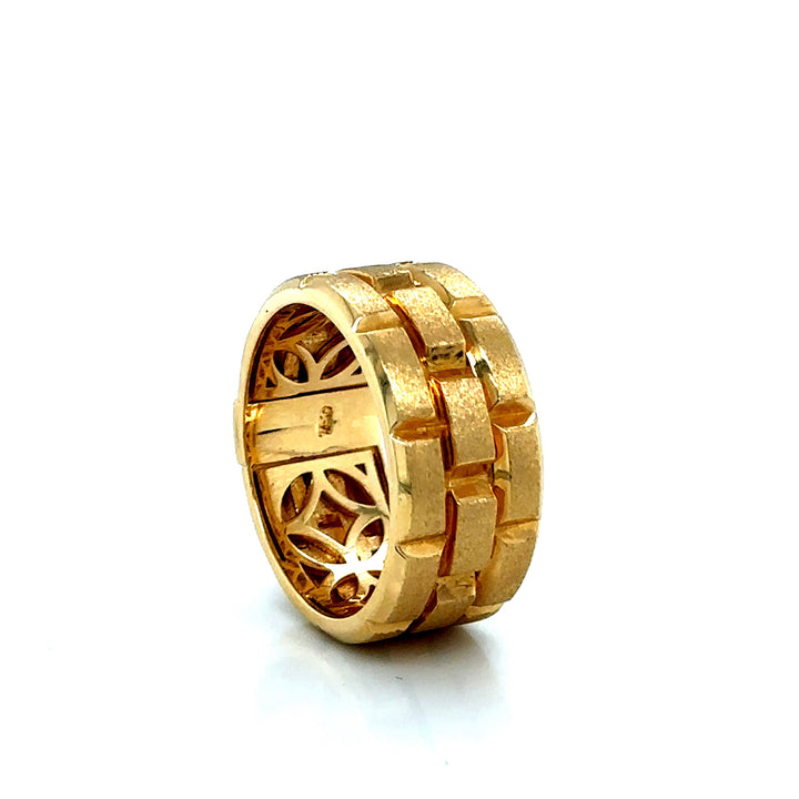 Tower 18K Yellow Gold Statement Ring
