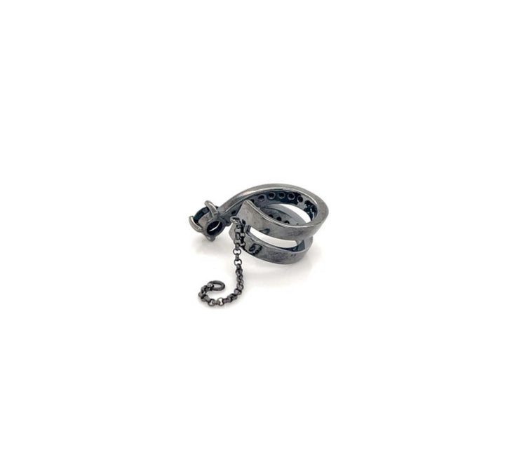 Intenso Statement Cuff 925 Silver Earring