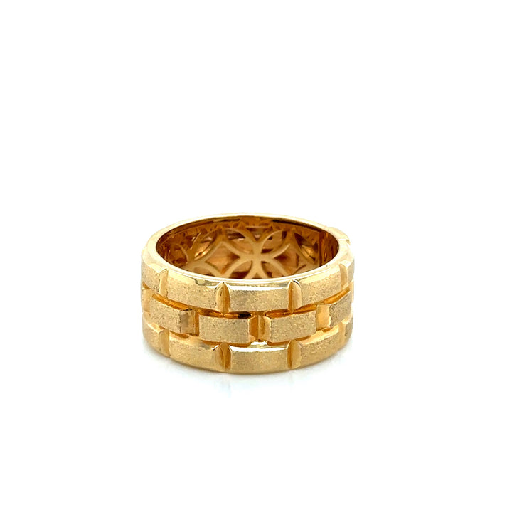 Tower 18K Yellow Gold Statement Ring