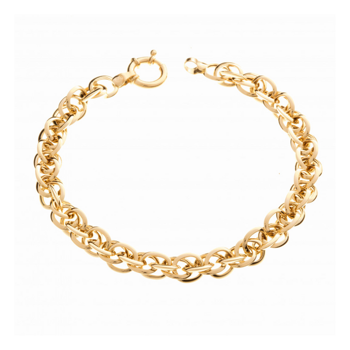 Renaissance 18K Gold Chain Bracelet