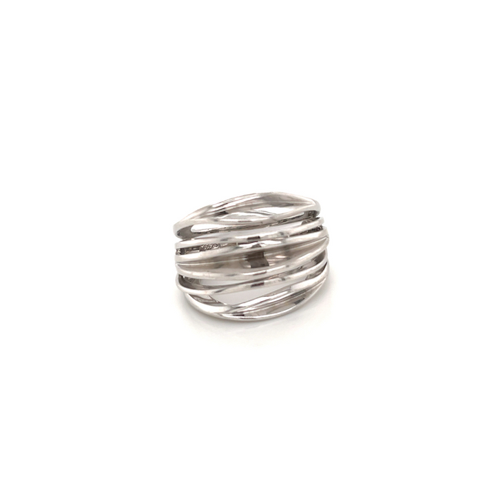 Prata 925 Silver Statement Ring