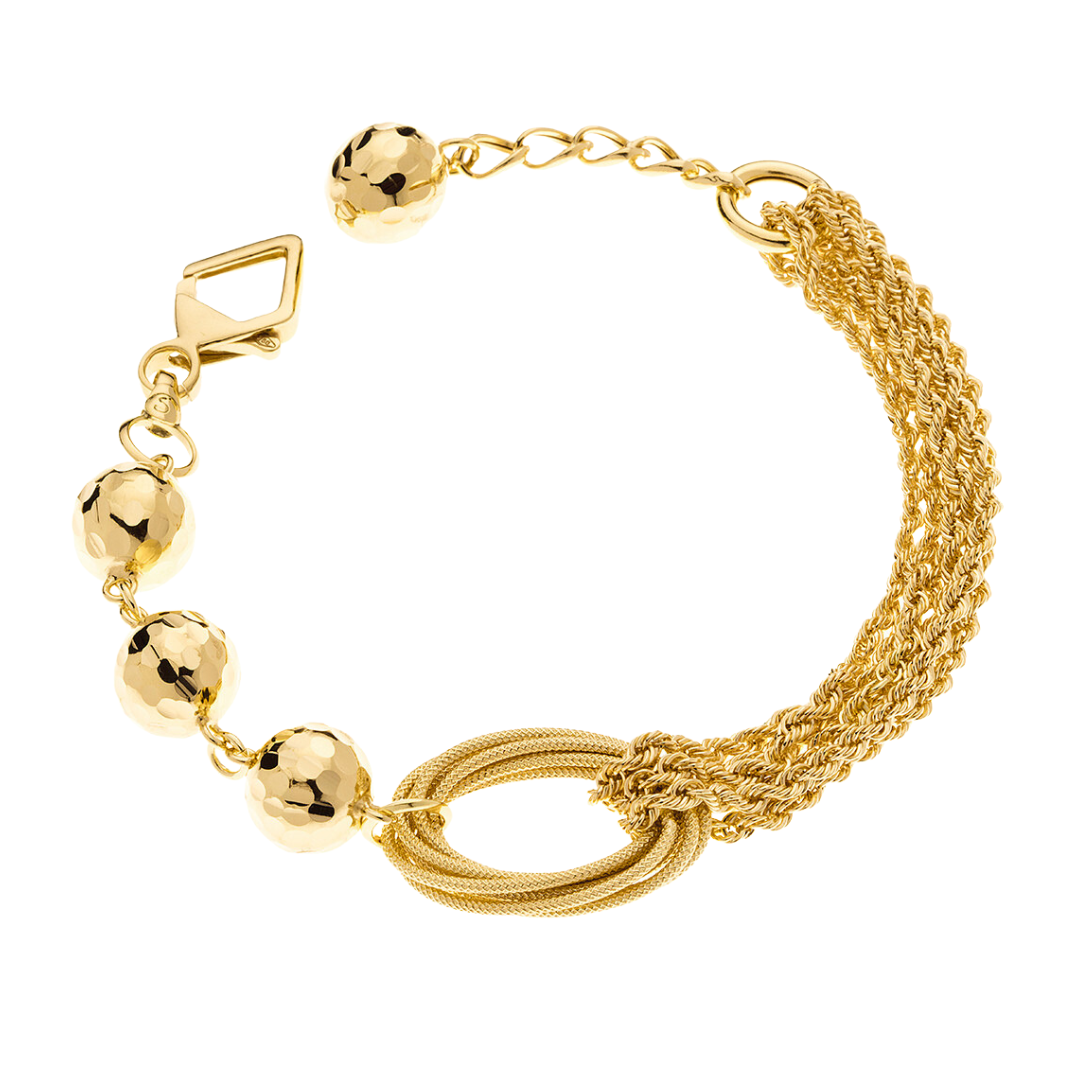 Milan 18K Gold Chain Bracelet