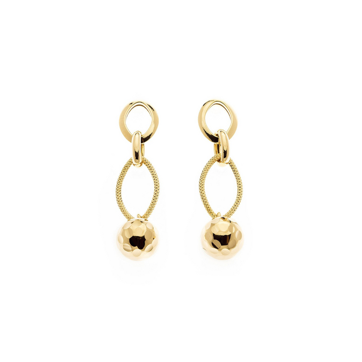 Milan 18K Gold Chain Earrings