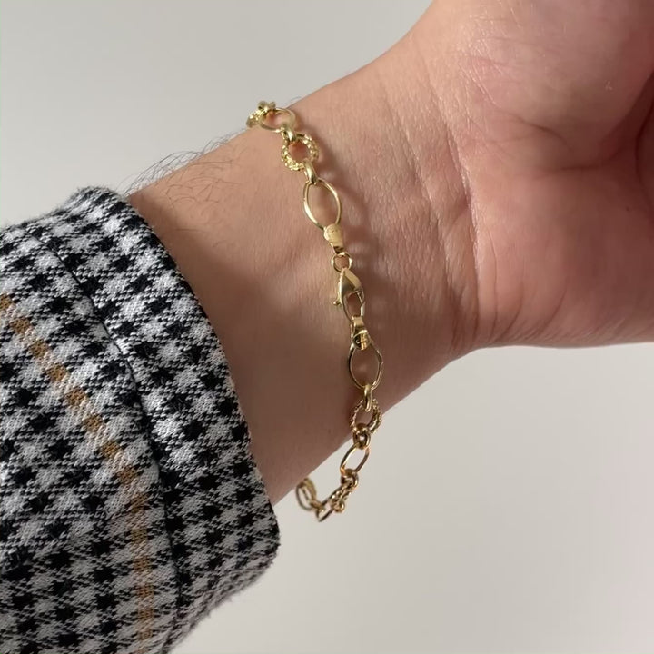 Athena 18K Gold Chain Bracelet