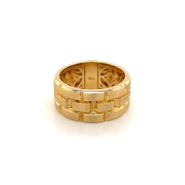 Tower 18K Yellow Gold Statement Ring