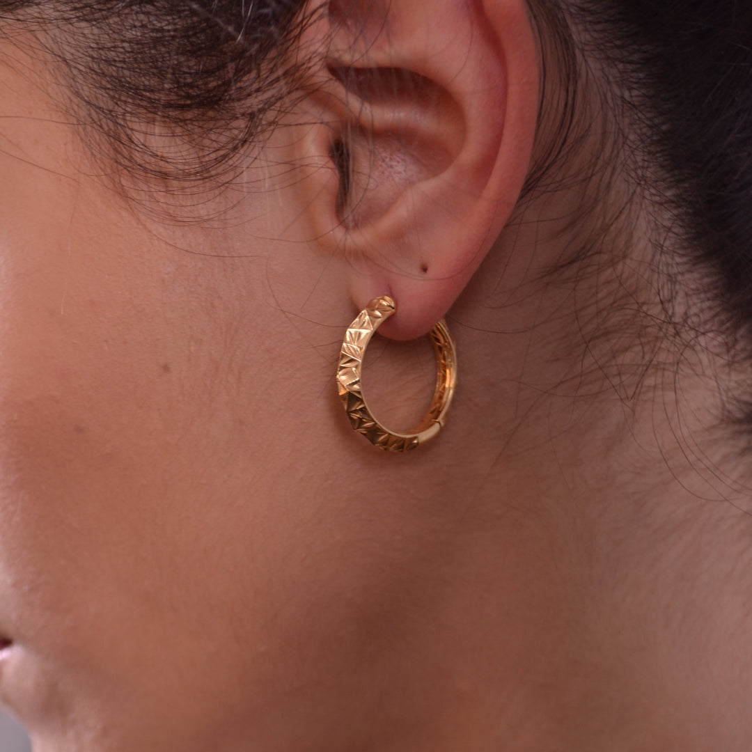VIOLETTA Hoop Earrings