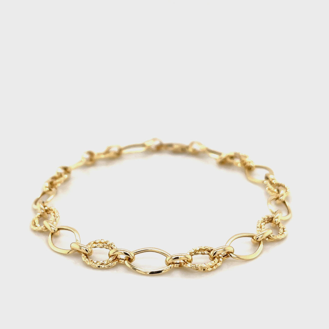 Athena 18K Gold Chain Bracelet