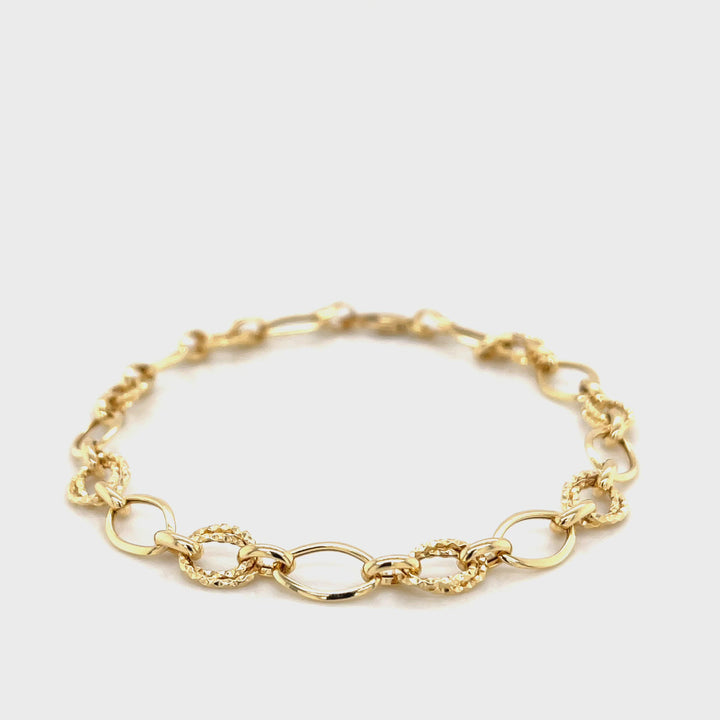 Athena 18K Gold Chain Bracelet