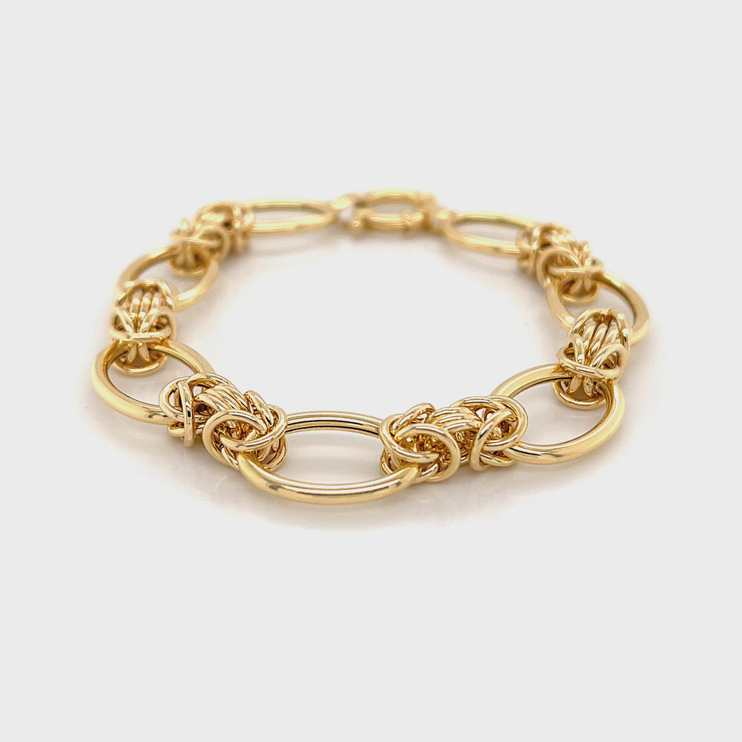 Alma Byzantine 18K Gold Chain Bracelet