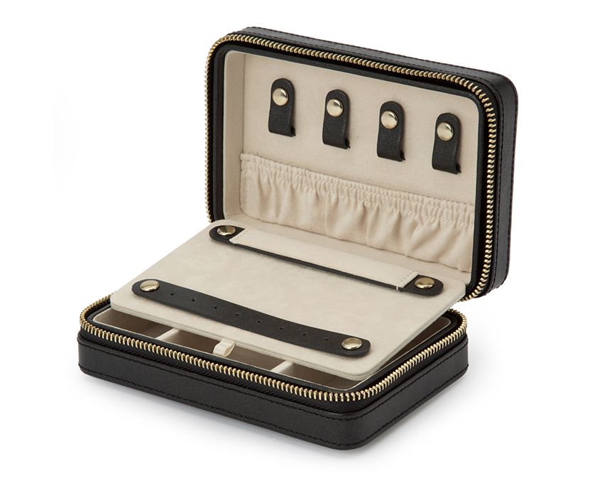 Palermo Jewelry Case Black by WOLF 1834