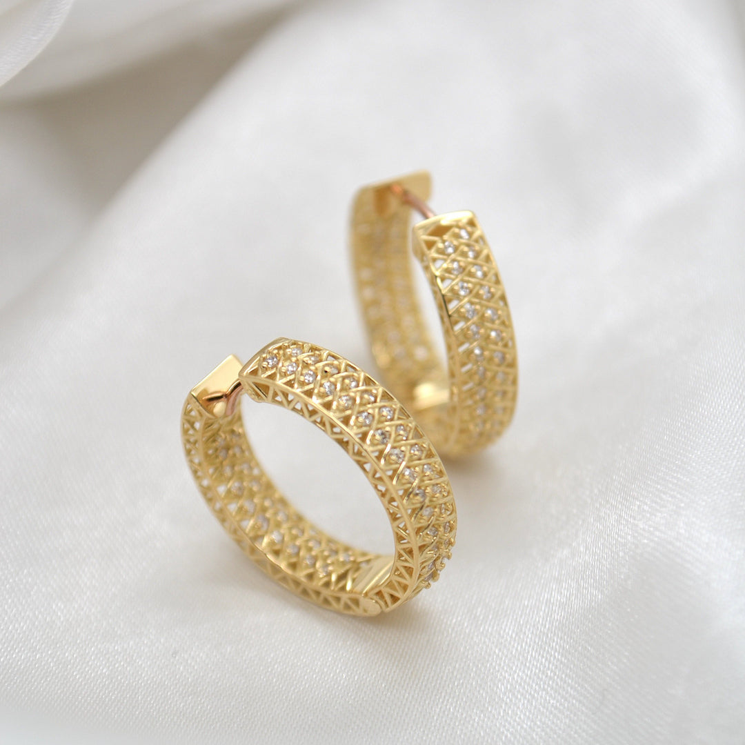 INFINITY Mini-Hoop Earrings