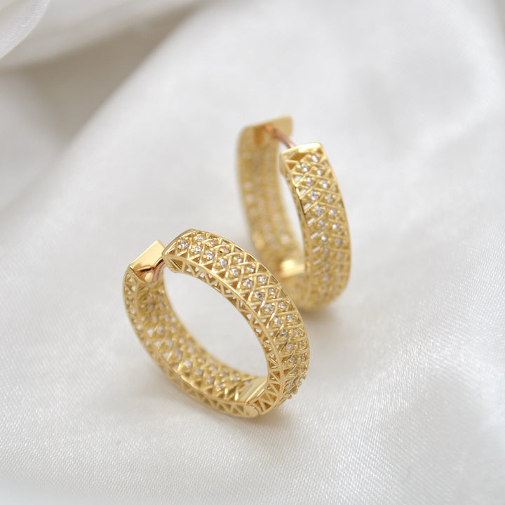 INFINITY Mini-Hoop Earrings