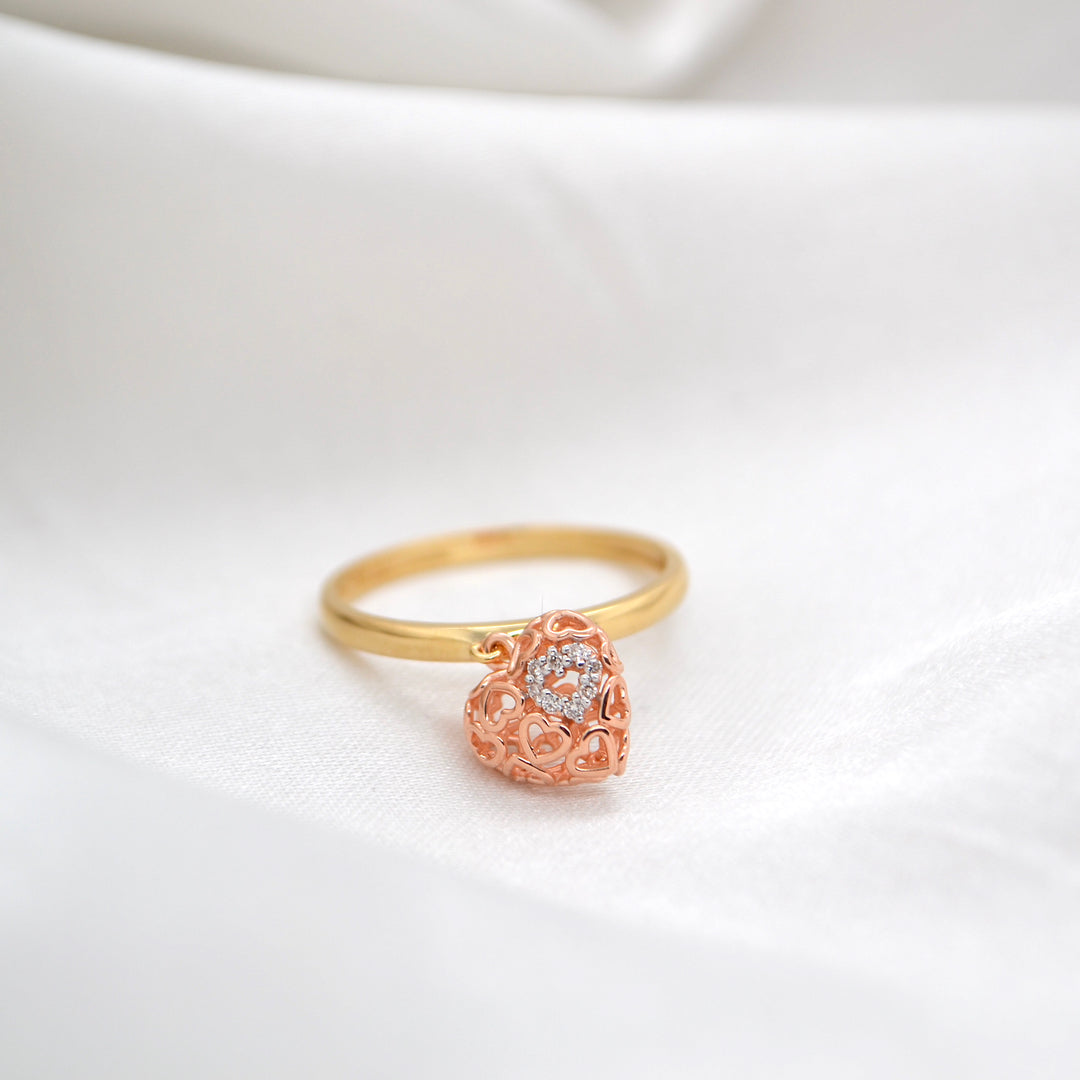 AMORE Charm Ring