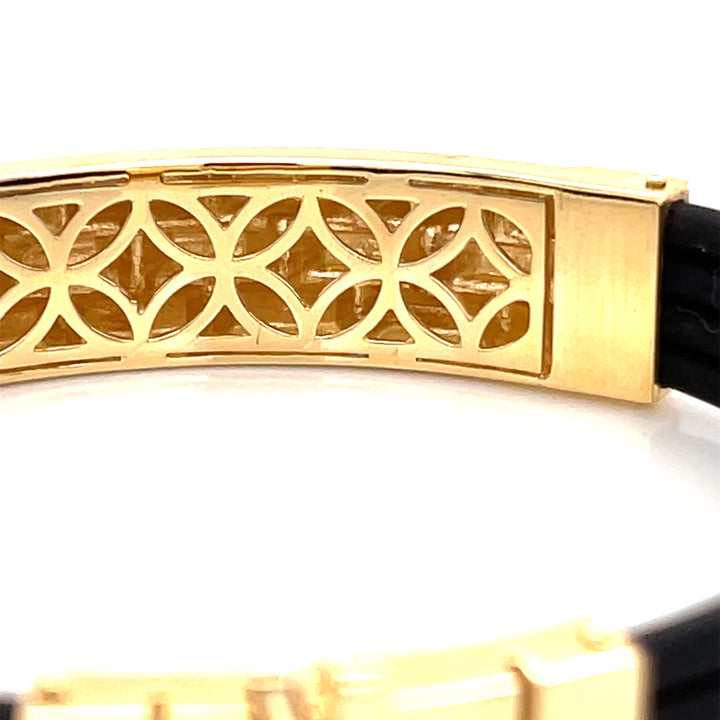 Tower 18K Gold ID Statement Bracelet