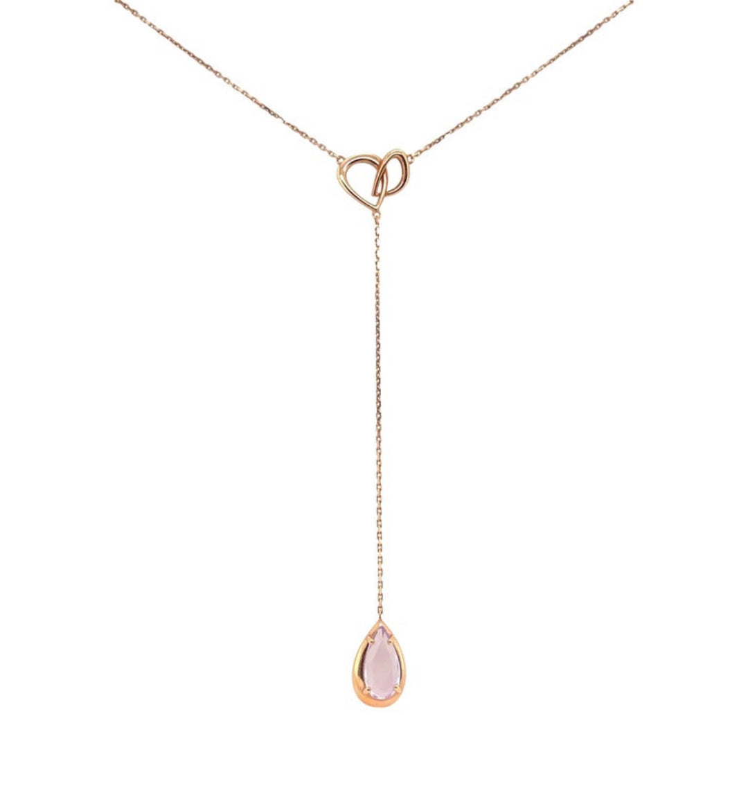 Riviera Gemstone Lariat Necklace