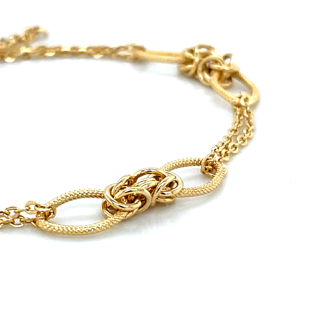 Minouri Byzantine 18K Gold Chain Bracelet