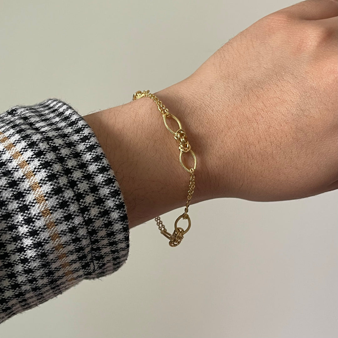 Minouri Byzantine 18K Gold Chain Bracelet