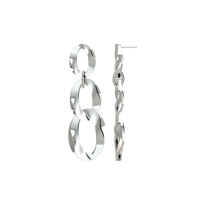 PRATA Collection Chain Earrings