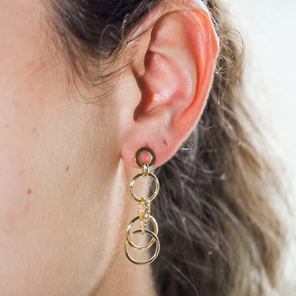 ATHENA Chain Earrings