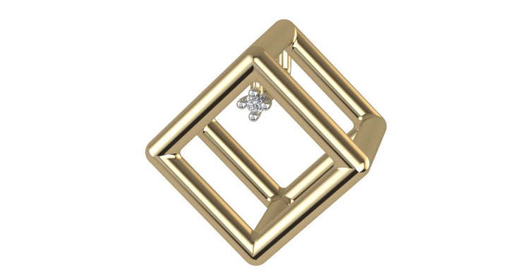3D ‘KAE’ Diamond Necklace